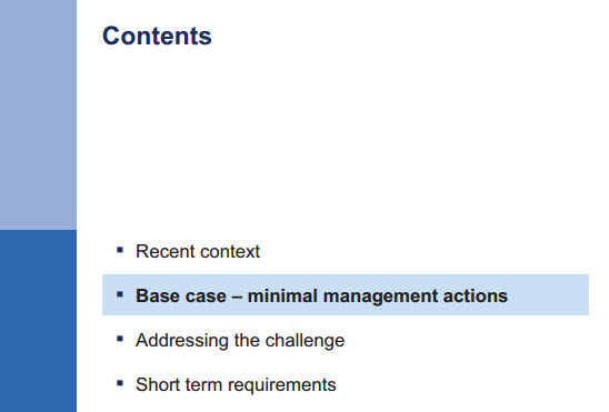 McKinsey Presentation - Table of Contents