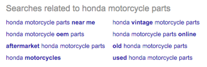 related search terms