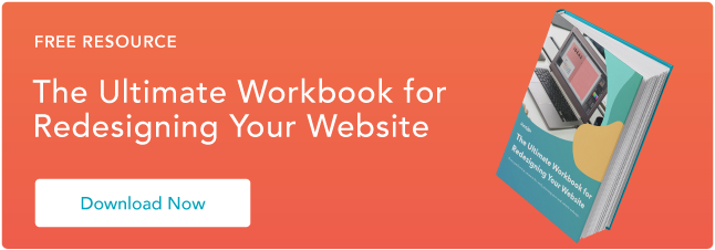 website redesign workbook guide