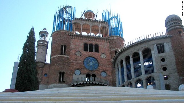 Cathedral in Mejorada del Campo, Spain. Built by one former monk over 50 years, and still awaiting completion. 