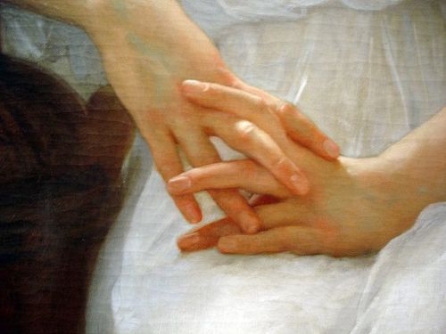 suonko: Bouguereau - Whisperings of Love [detail]