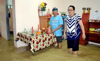 Banjir Melaka 5,000 Dipindahkan