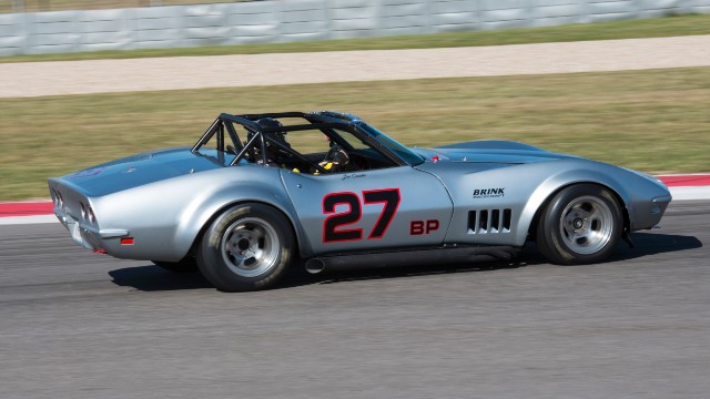This is a 1969 Chevrolet Corvette owned by Jim Caudle. He and Indy 500 veteran Scott Goodyear will pilot this car in the invitational.<!-- --> </br>