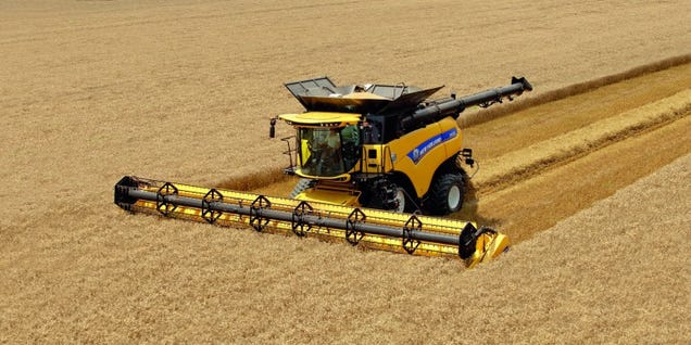 The World's Most Badass Combine Harvester Will Shuck Your Mind
