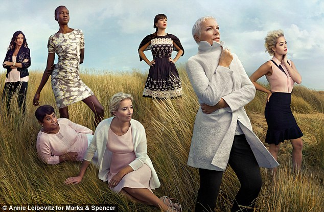 New images: M&S has unveiled more campaign images of the Leading Ladies (L-R) Lulu Kennedy, Alex Wek, Doreen Lawrence, Emma Thompson, Rachel Khoo, Annie Lennox and Rita Ora
