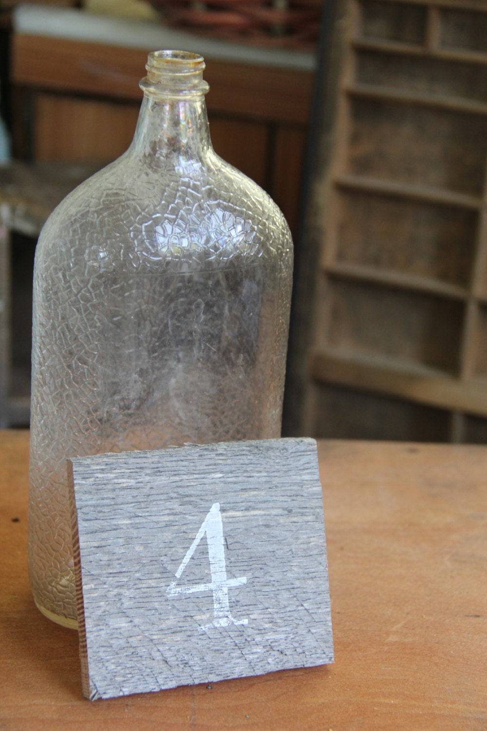 Rustic Table Numbers set of 6