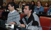DEBATE. Los 70 jóvenes cordobeses que integraron el Parlamento Juvenil tomaron la palabra (Legislatura de Córdoba).