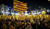BARCELONA. Ayer los catalanes salieron de nuevo a las calles (AP).