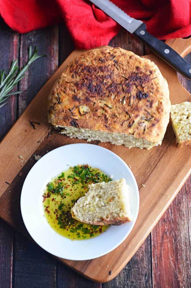 Rosemary olive oil bread you can make in your Crock Pot:
