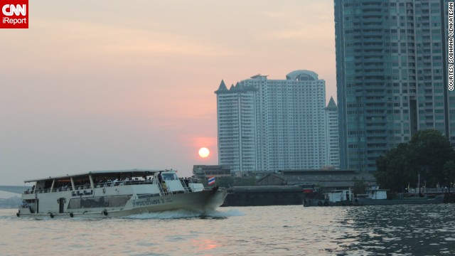 The Chao Phraya is a major river that flows through Bangkok, Thailand. <a href='http://ift.tt/Wbf0xe'>Sobhana Venkatesan</a>, who visited Thailand in January, was impressed with the river's many transportation options.