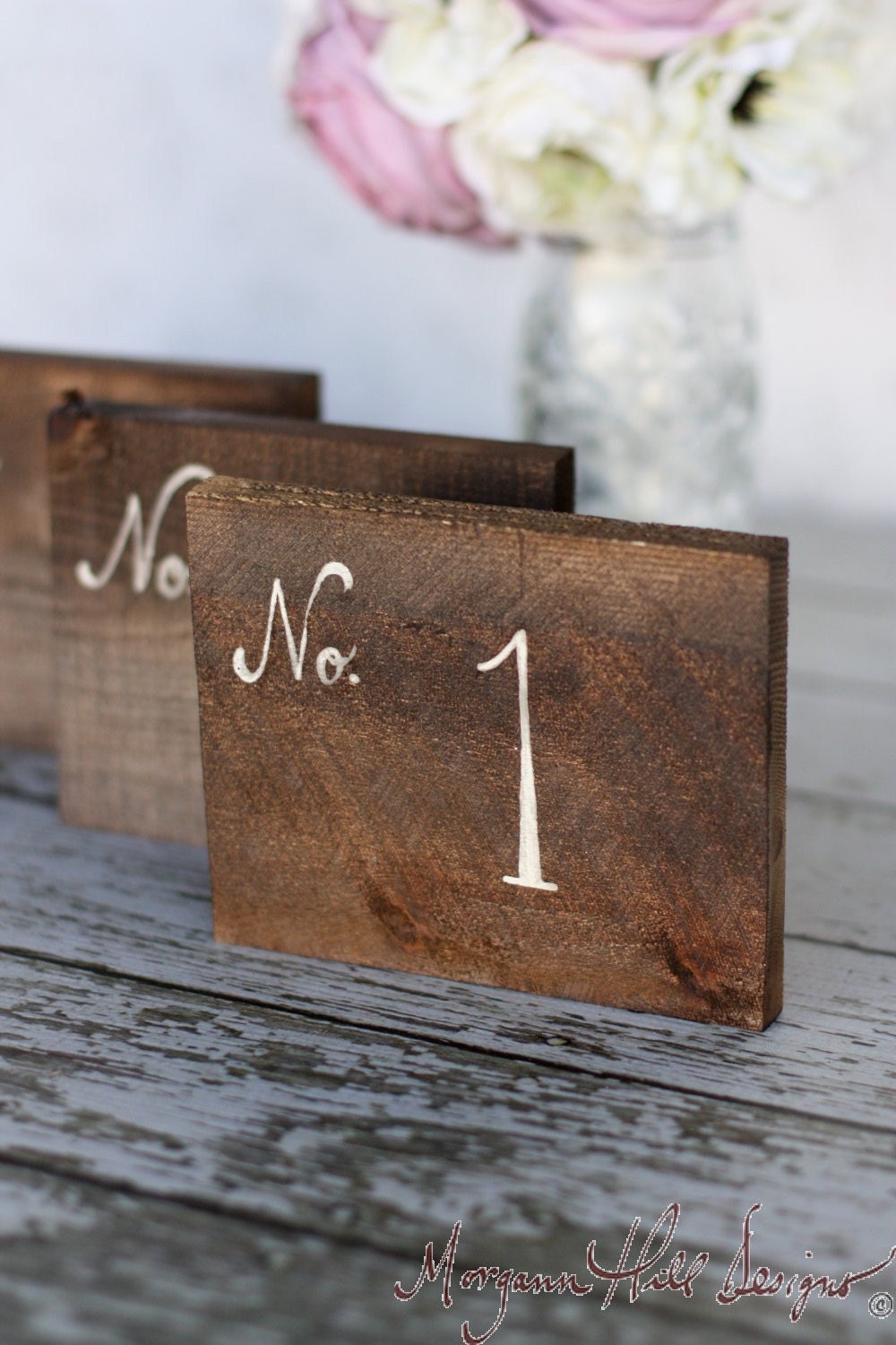 Rustic Table Numbers Barn Wood Wedding Decor Country Barn Shabby Chic (Item Number 140164)