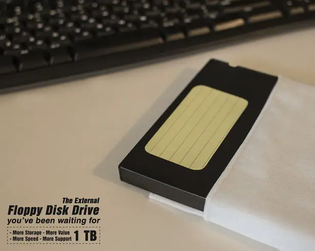 1tb External Diskette 5.25 by AhhaProject Design Firm