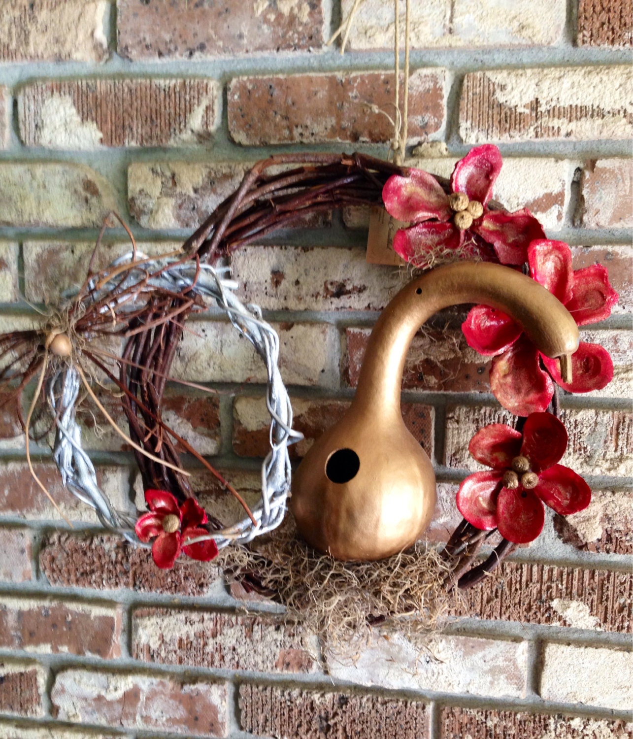 Natural Handmade Christmas Wreath /Wall Hanging