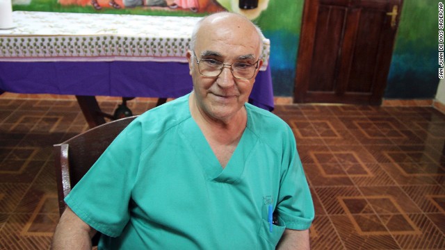 Spanish priest Manuel Garcia Viejo was diagnosed with Ebola while working in Sierra Leone. He was flown back to Spain for treatment before he died.