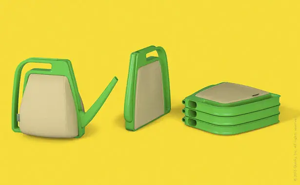Squish Fold Flat Watering Can by Marc R