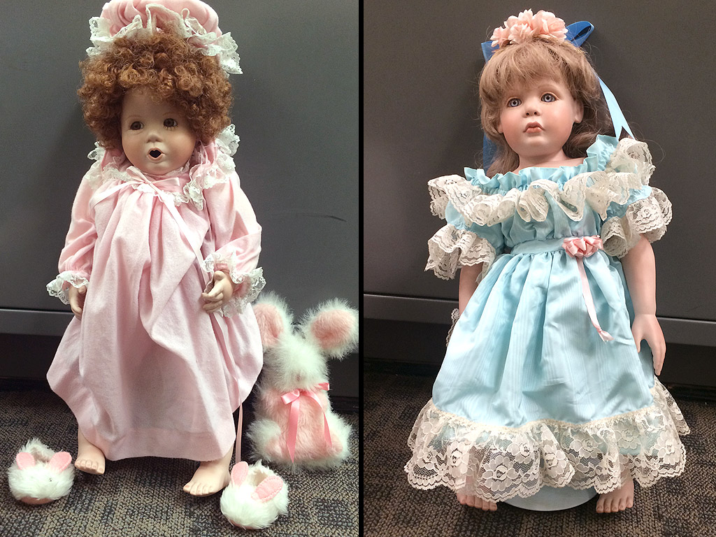 Dolls Resembling Young Girls Placed Outside Their Homes in California