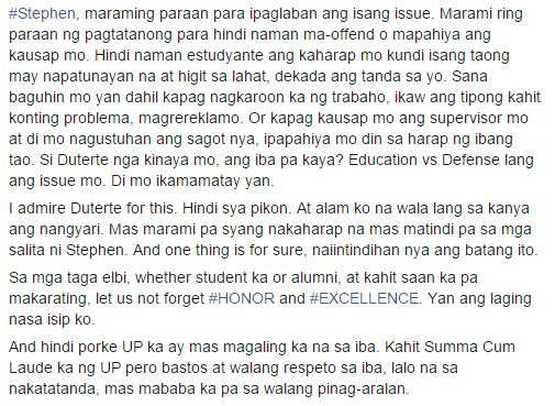 A MUST READ open letter, written by a UPLB Alumnus addressed to the arrogant UPLB Student! 