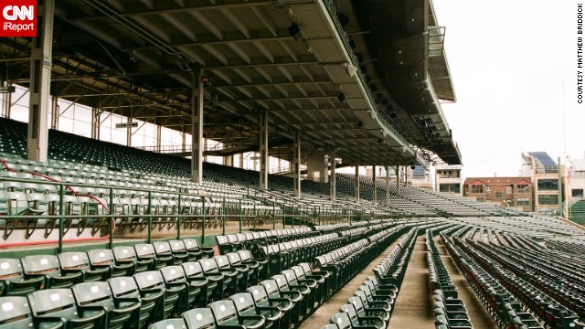 Lifelong Cubs fan <a href='http://ift.tt/1myTICb'>Matthew Briddick</a> says the best part of Wrigley Field "is watching the game, eating a hotdog, peanuts and drinking lots of beer." He says the fans love the stadium as much as the team itself. 
