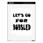 Let's Go For Bobsled iPad 3 Skin