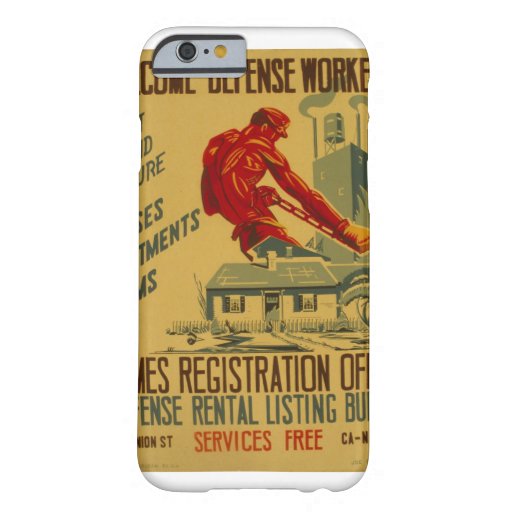 WelcomeDefenseWorkers_Propaganda Poster Barely There iPhone 6 Case