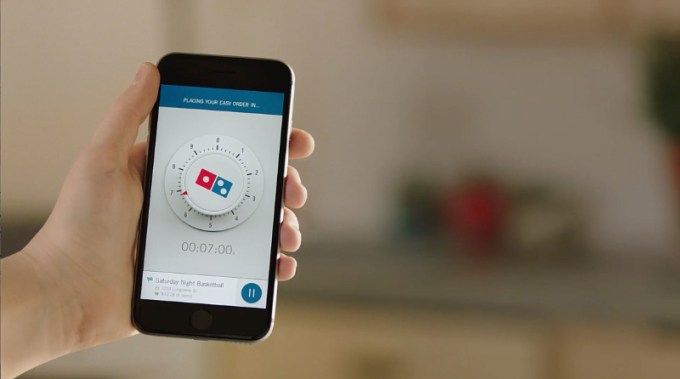 Domino&apos;s is launching the easiest way for consumers to order yet: zero-click ordering. Domino&apos;s new Zero Click app for iOS and Android is available beginning today and allows customers to easily place their Easy Order. (PRNewsFoto/Domino&apos;s Pizza)