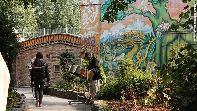Freetown Christiania in Denmark bought land from the government to establish its own autonomous community. 