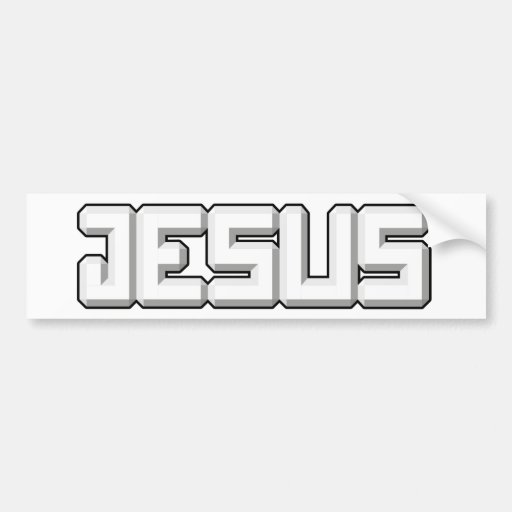 Jesus 2 bumper sticker
