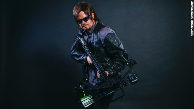 Rich Feezle dressed as Daryl Dixon from "The Walking Dead."