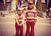 @rBc5FNoura: 70′s decade! Me and My Little Brother in front of Sleeping Beauty’s Castle