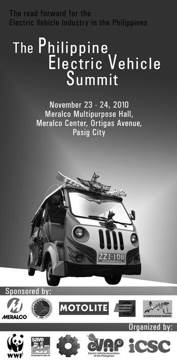 First Philippine Electric Vehicle Summit Starts Tomorrow