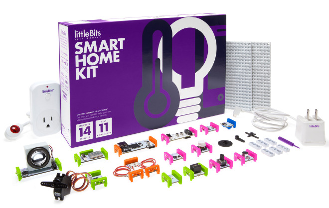 The LittleBits Smart-Home Kit lets you hack together your own solutions.