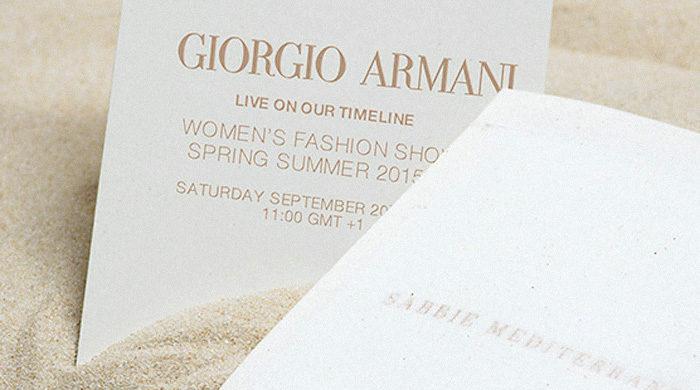 Прямая трансляция показа Giorgio Armani, весна-лето 2015