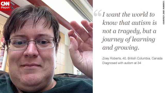 CNN iReport asked adults on the autism spectrum to describe how the disorder affects them. Learn more about Zoey's story on iReport.