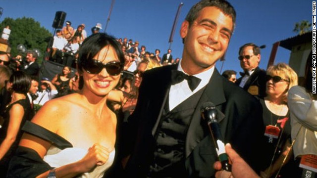 <strong>Karen Duffy: </strong>Former MTV VJ Karen Duffy hooked Clooney in 1995, and while their romance didn't last, the friendship did. Duffy was spotted on a boat ride with <a href='http://ift.tt/1qWfSRE' target='_blank'>Clooney and then-girlfriend Canalis in 2010. </a>