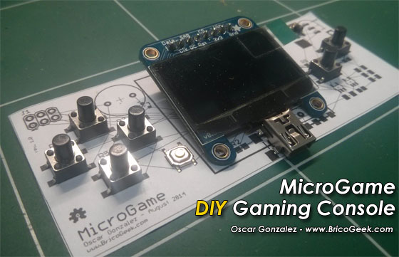 MicroGame: Consola de juego casera basada en Arduino
