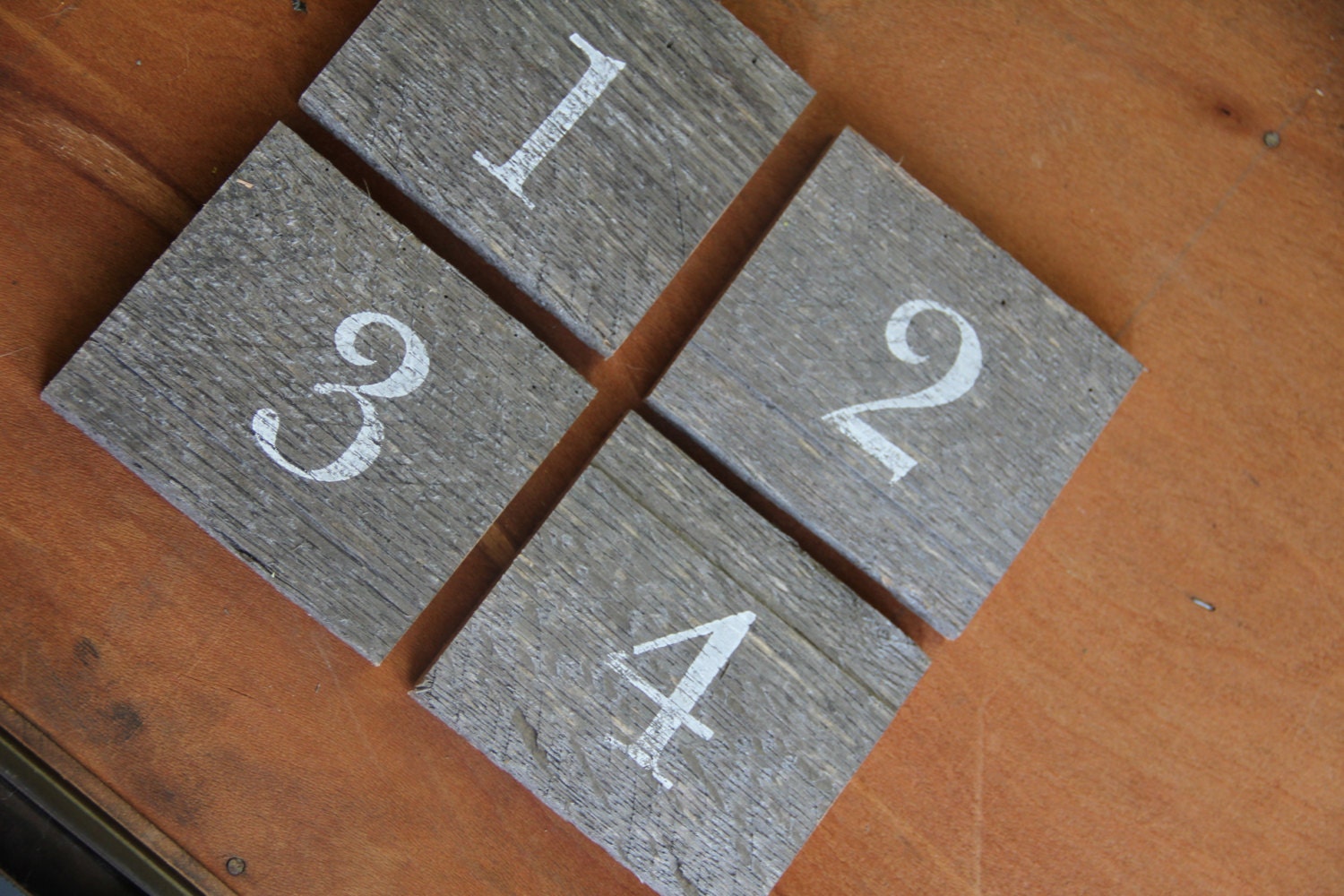 Rustic Table Numbers set of 10, Rustic Wedding, Rustic Decorations