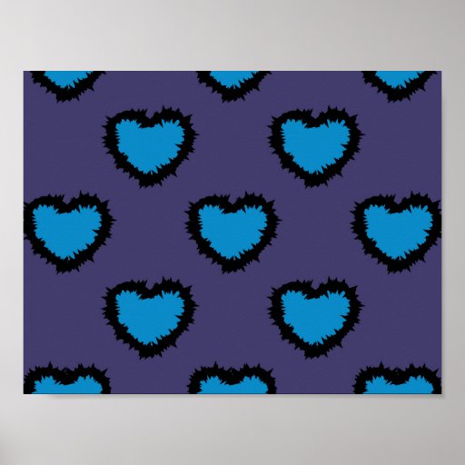 BLUE HEARTS POSTER