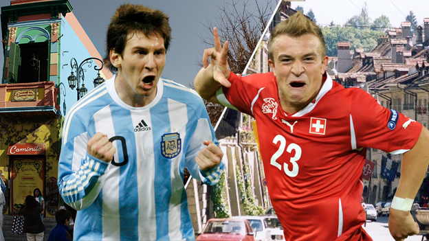 Suiza le gana a Argentina en todo...