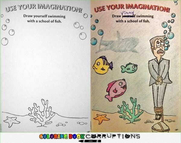 coloring fish imagination It'd Be a Shame to See Your Imagination Become Reality...