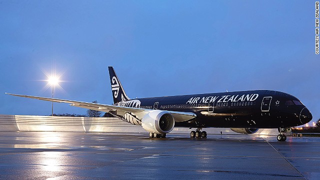 Earlier this year, Air New Zealand introduced new all-black livery, featuring a decorative emblem of a New Zealand fern. The all-black design was reserved for the delivery of the carrier's first 787-9 aircraft.