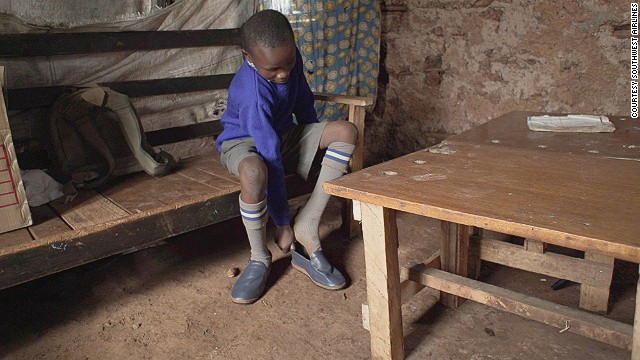 According to Kenya's Ministry of Health, 1.4 million people are infested with jiggers -- 80% of them school-aged children. Maasai Treads hopes to bring that number down through their donation of sandals.