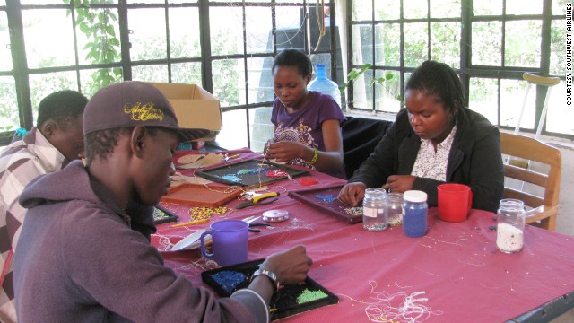 Southwest's primary partner is SOS Children's Villages Kenya, which provides paid apprenticeships and training to orphaned children. Many of these kids will use the leather to learn job skills that could take them through life, according to Southwest.