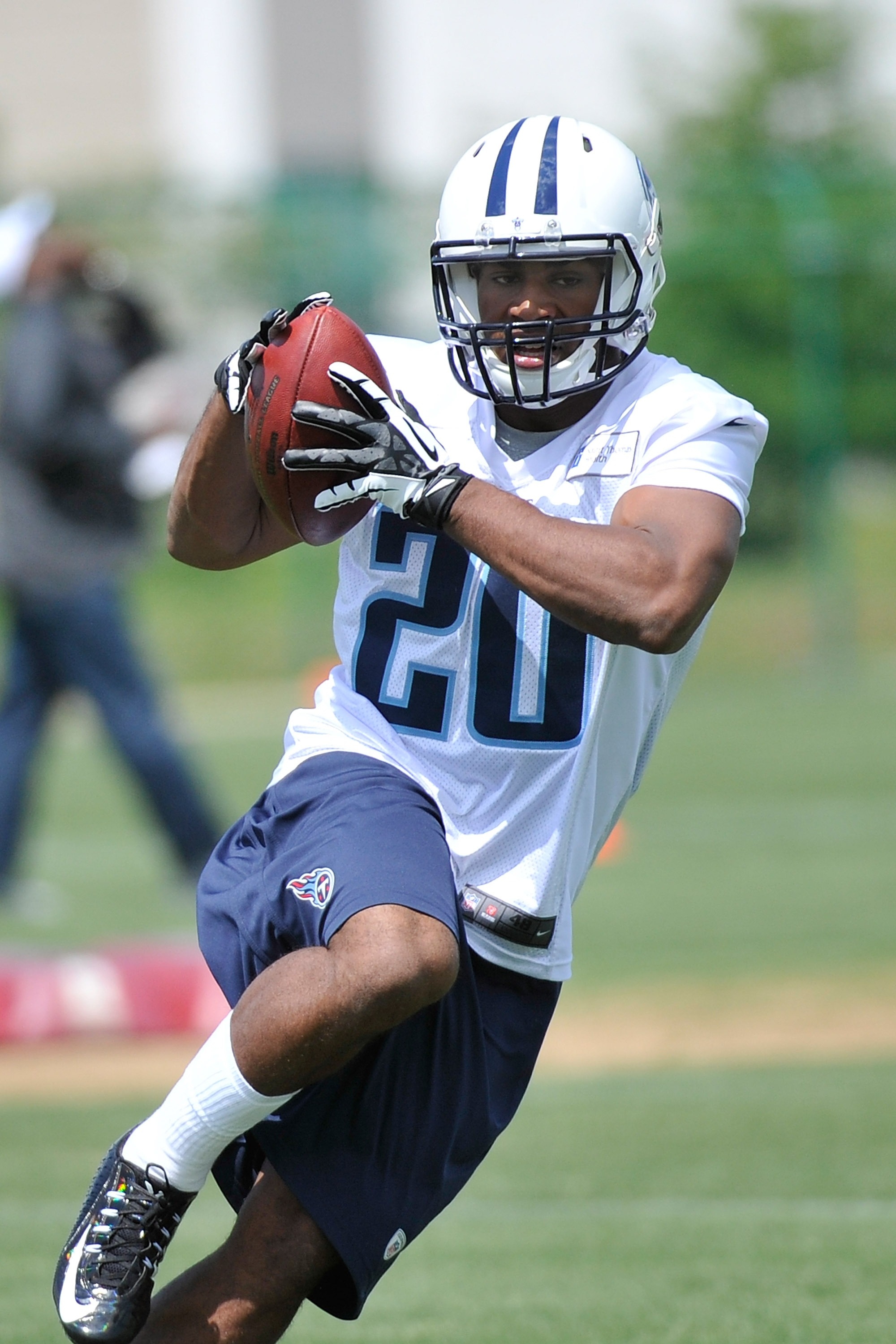 Bishop Sankey, minicamping in Tennessee, preparing for a serious role (Frederick Breedon/Getty Images)
