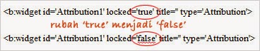 Ubah nilai locked='true' menjadi locked='false'