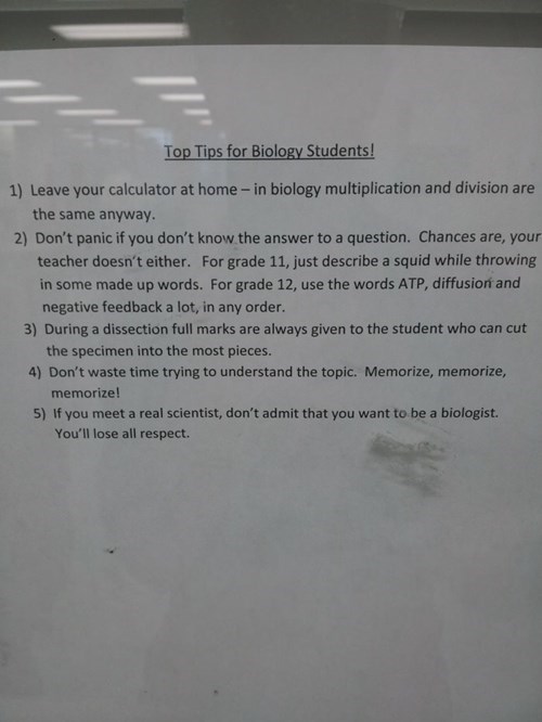 Rules of Biology