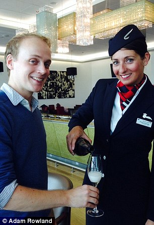 Once he completed his journey, he was given his card in a special ceremony at Heathrow's Terminal 5