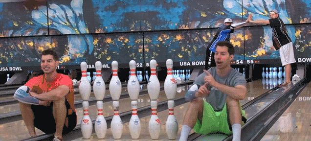 I just can't believe these bowling trick shots are real