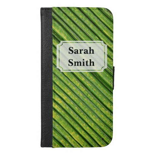 Green Painted Texture iPhone 6/6s Plus Wallet Case