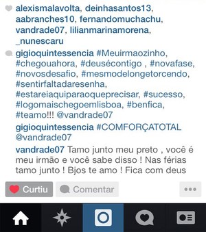 Amigo e Victor Andrade (Foto: Reprodução / Instagram)