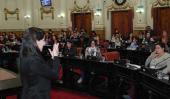INCLUSIÓN. El Parlamento Juvenil por la Discapacidad tuvo como objetivo generar un foro de diálogo de jóvenes sobre la educación inclusiva (Legislatura de Córdoba).